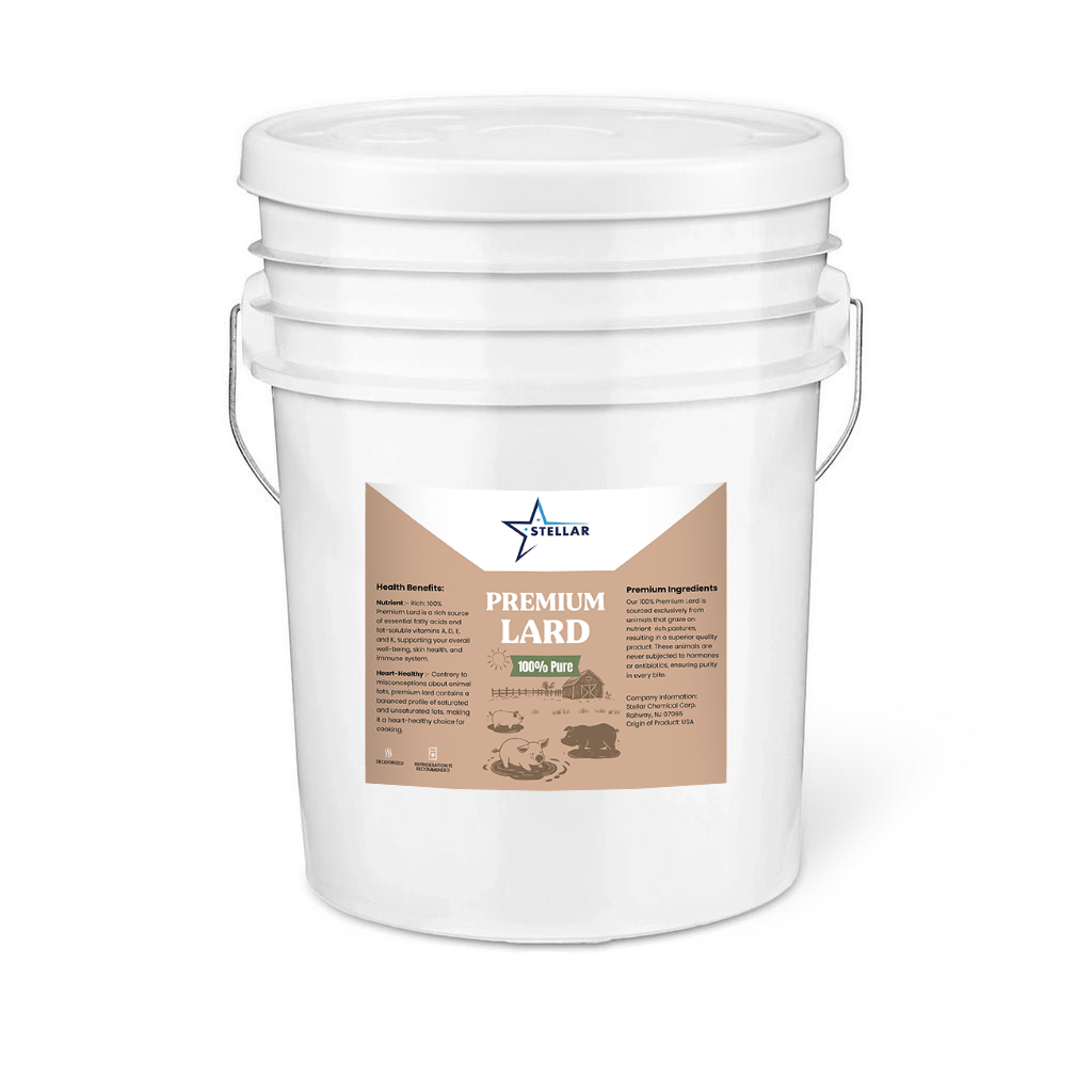 Premium Food Grade Lard | Pure Pork Fat for Cooking & Baking
