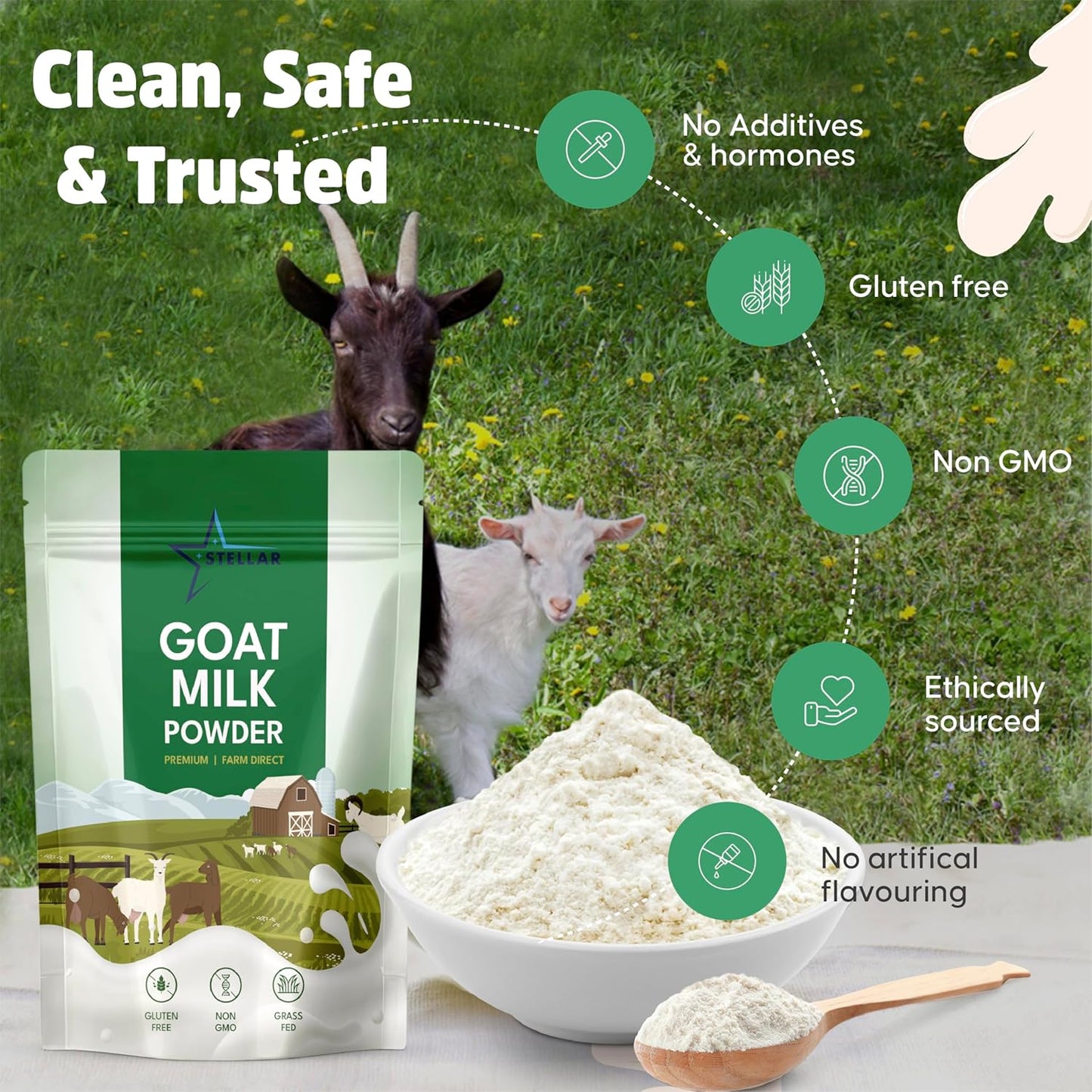 Goat Milk Powder | 100% Grass-Fed | Australia Sourced