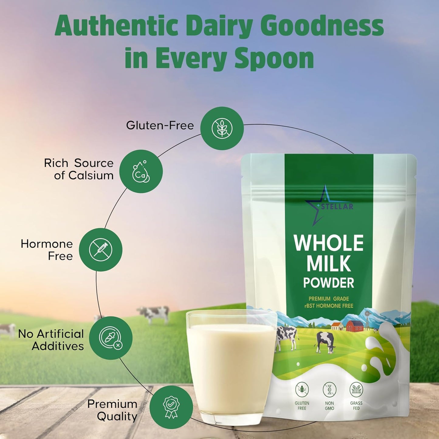 Whole Milk Powder | 100% Grass-Fed | Non-GMO