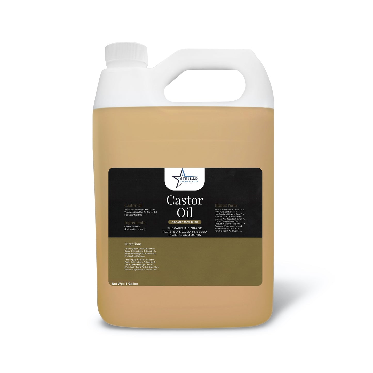 Castor Oil | FCC Grade | Cold Pressed | Pure & Natural