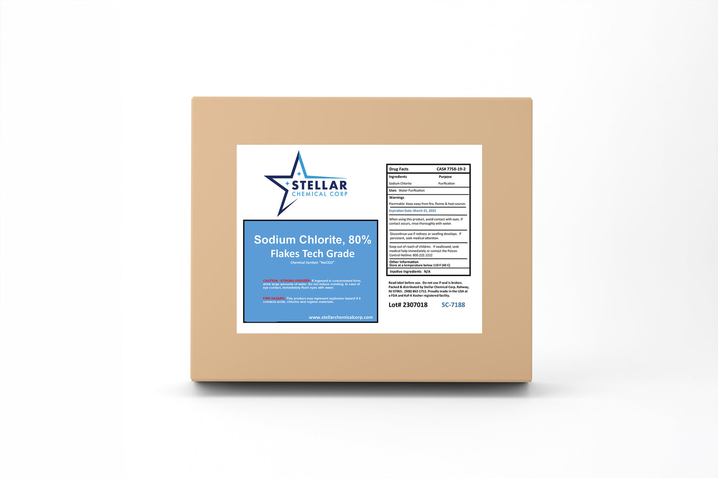 Sodium Chlorite 80% Flakes | Technical Grade