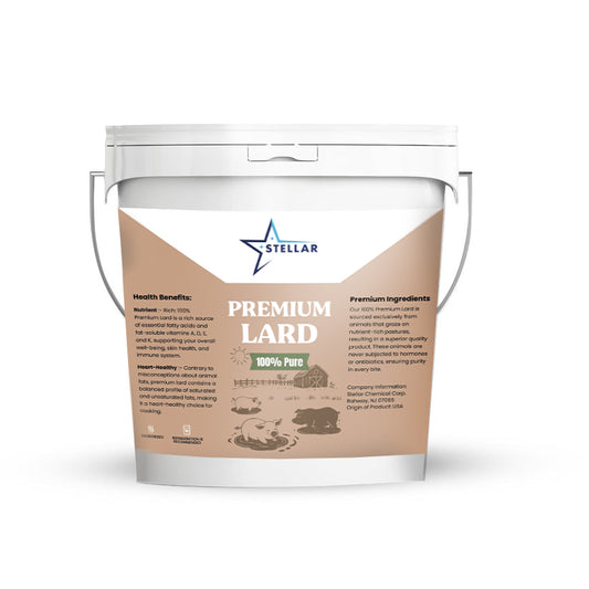 Premium Food Grade Lard |  Pure Pork Fat for Cooking & Baking