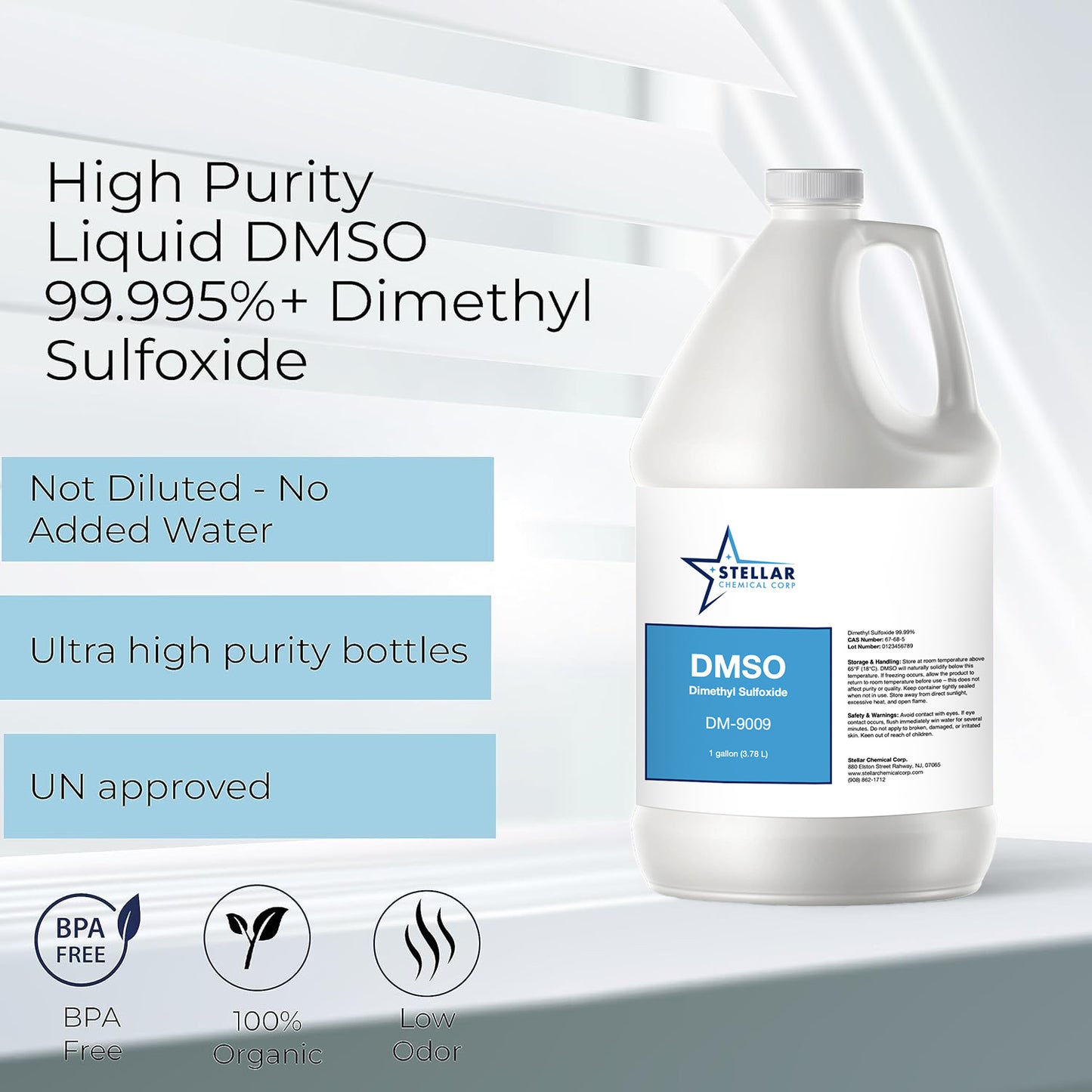 DMSO Dimethyl Sulfoxide | 99.99% High Purity