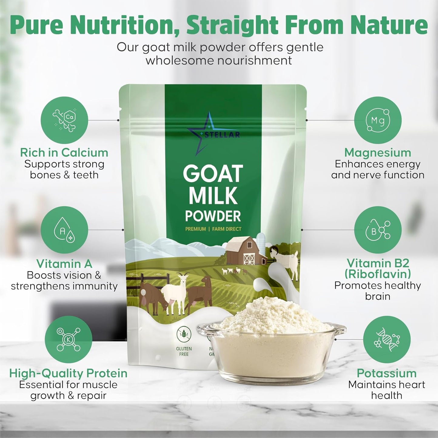 Goat Milk Powder | 100% Grass-Fed | Australia Sourced