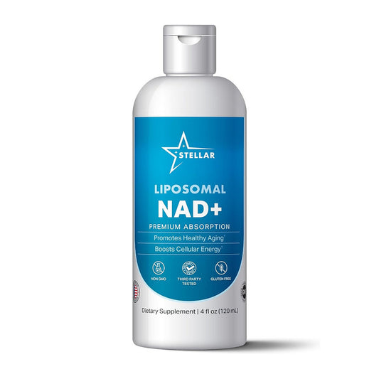 Liposomal NAD+ Liquid Supplement | Premium Absorption | Healthy Aging & Energy | 4 oz