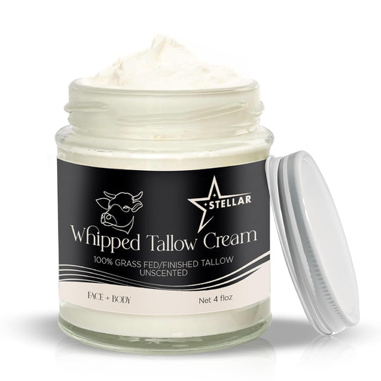 Whipped Tallow Cream |  Face & Body Moisturizer | 4 oz