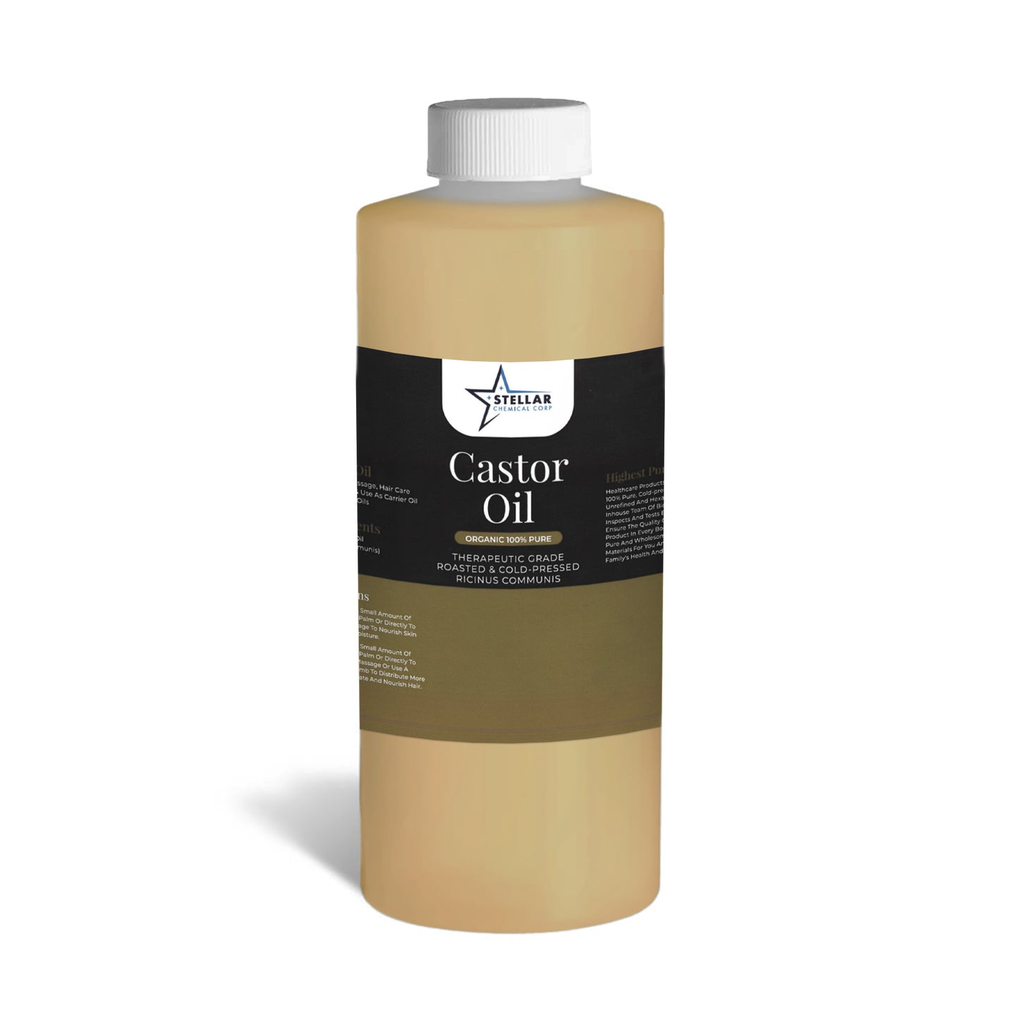 Castor Oil | FCC Grade | Cold Pressed | Pure & Natural