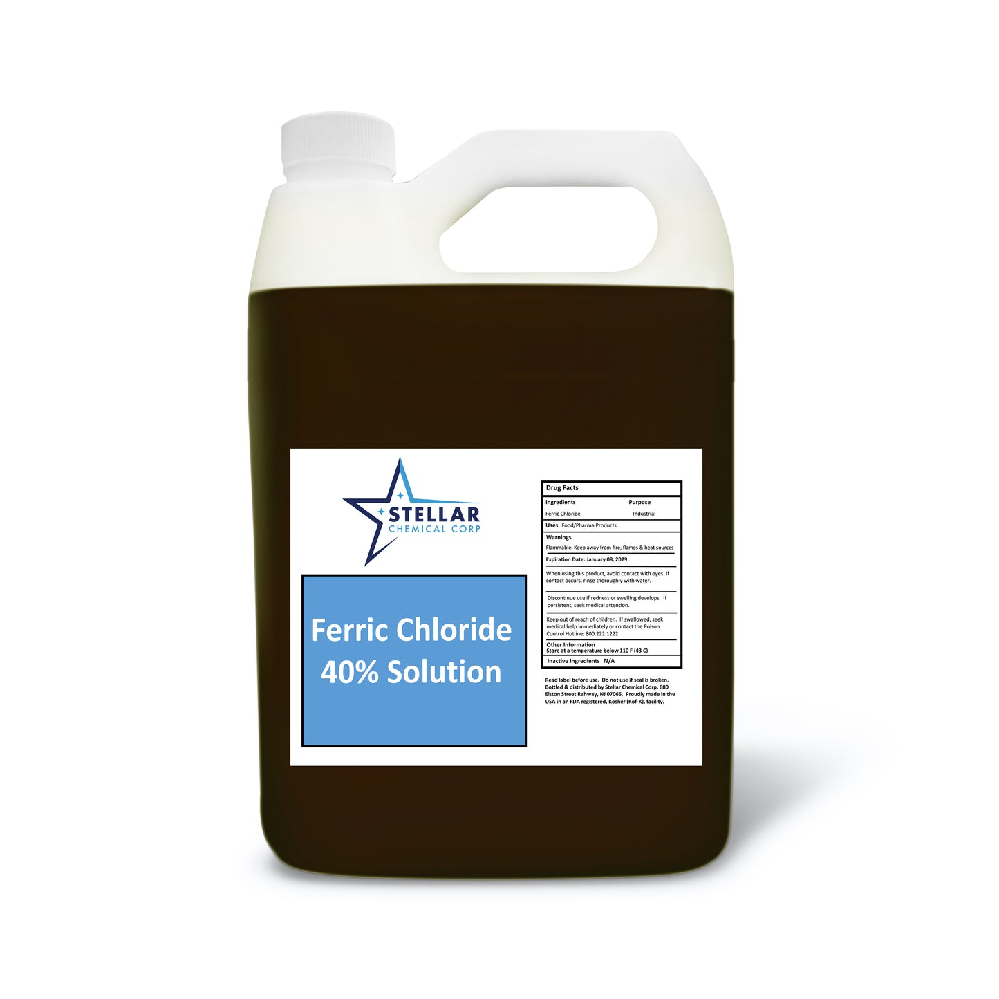 Ferric Chloride 40% Solution | Technical Grade
