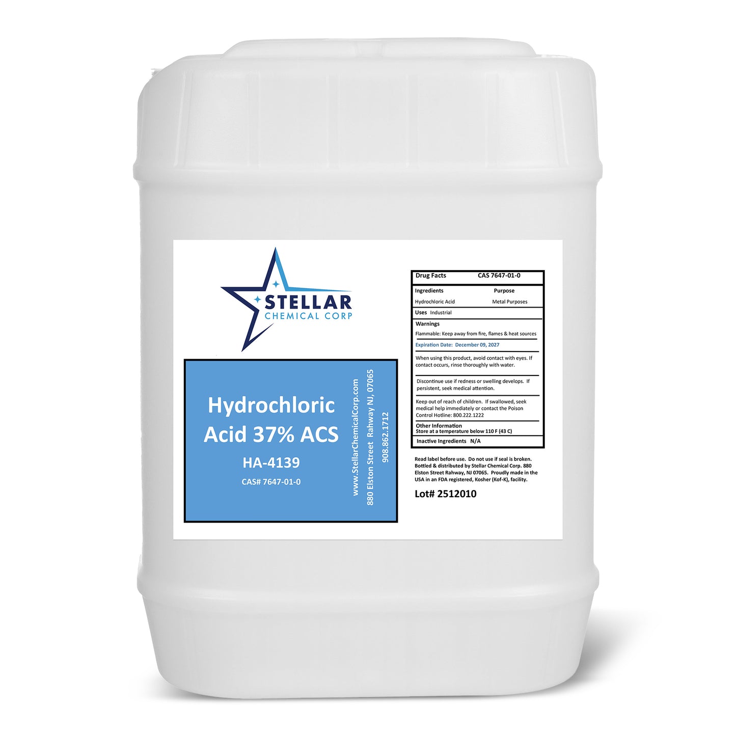 Hydrochloric Acid 37% Solution | ACS Reagent Grade