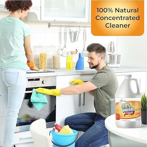 99% Pure Vinegar | 100% Natural Cleaner | Dilutes to 20 Gallons
