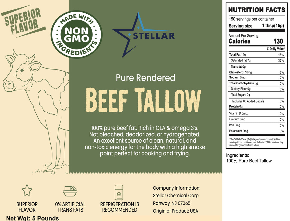 Beef Tallow | 100% Grass-Fed & Finished | for Cooking & Baking ...
